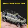 1:64 Land Rover Defender 110 Car Model Toy Alloy Diecast Shock Absorption Miniature Vehicles Models Boy Gifts Collection