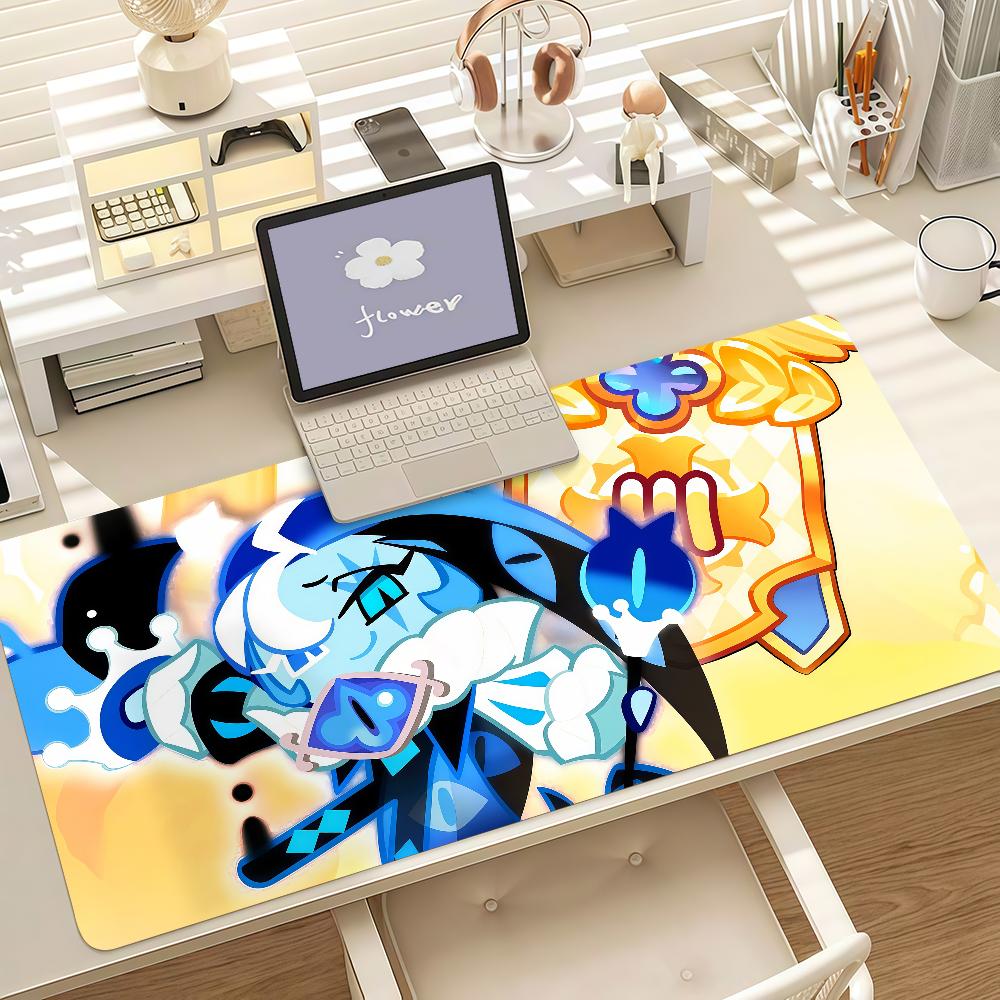 Game Ccookie Rrun Kingdom Shadow Milk Cookie Mouse Pad Anti Slip Rubber Edge Locked Thickened Laptop Gaming Desk Mat