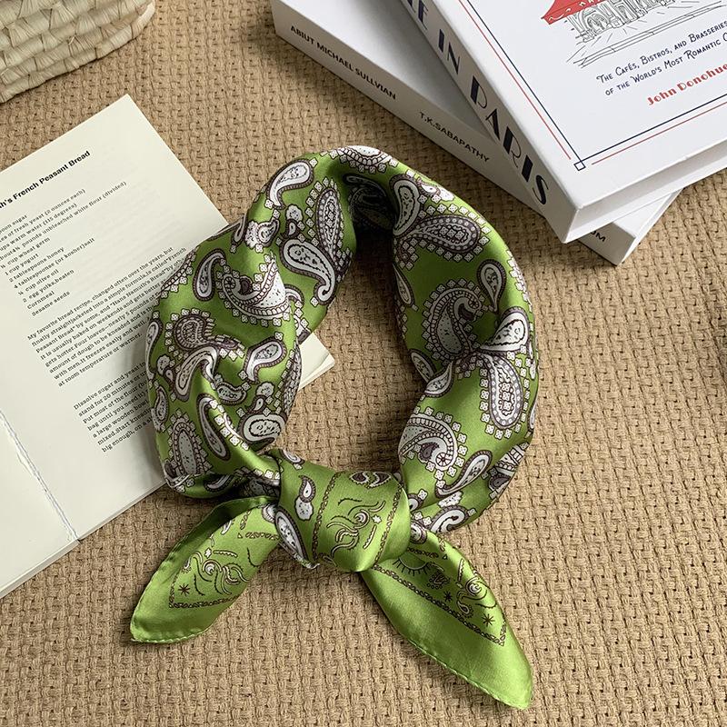 70 small square scarf silk scarf women cashew print silk scarf headscarf professional scarf satin scarf