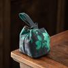 Breakage-proof Teaware Storage Bag Print Small Item Pouch Fashion Embroidered Handbag  Purse
