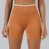 Seamless Colorblock Yoga Shorts For Women With Quick Dry Fabric For Running And Fitness