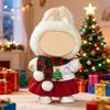 Mini Plush Doll Clothes Sweater Hat Dress Soft Doll Outfits Easy Wear Christmas Halloween Clothing for 17cm Dolls