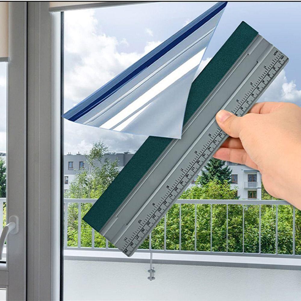 Suede Felt Car Film Scraper With Ruler Film Install Applicator  Vinyl Wrap Installing