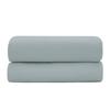 Drap Housse "Prestige" 100% Satin de coton Peigné 120 fils /cm² Coton Pur - Prestige Céladon - 200 x 200 cm bonnet de 30 cm
