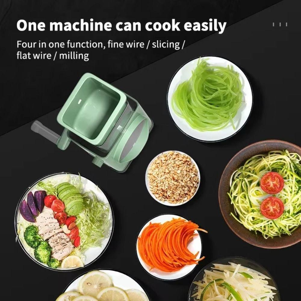 Vegetable Shredder Hand-Crank Vegetable Slicer Manual Nut Grinder Rotary Cheese Grater  Potatoes