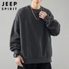 JEEP SPIRIT Men's Round Neck Pullover Sweatshirt