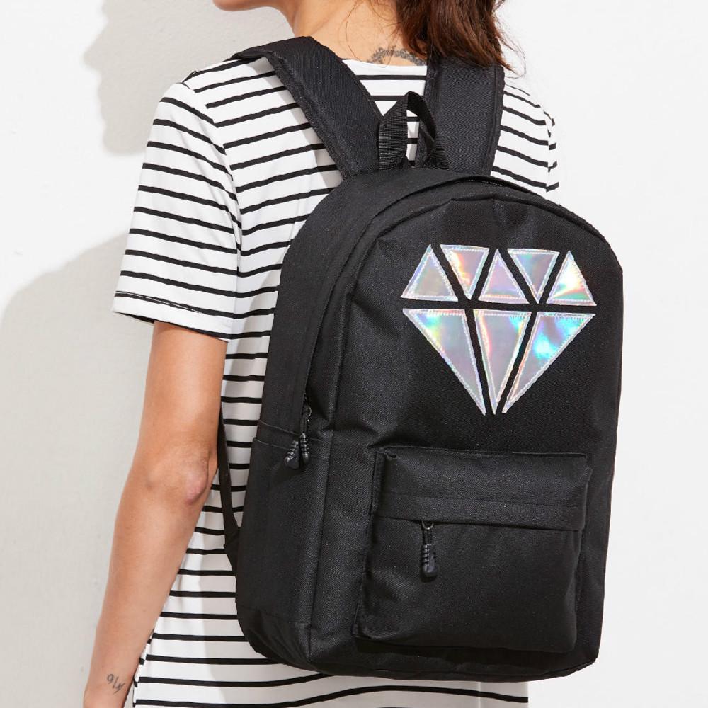 diamond patch backpack