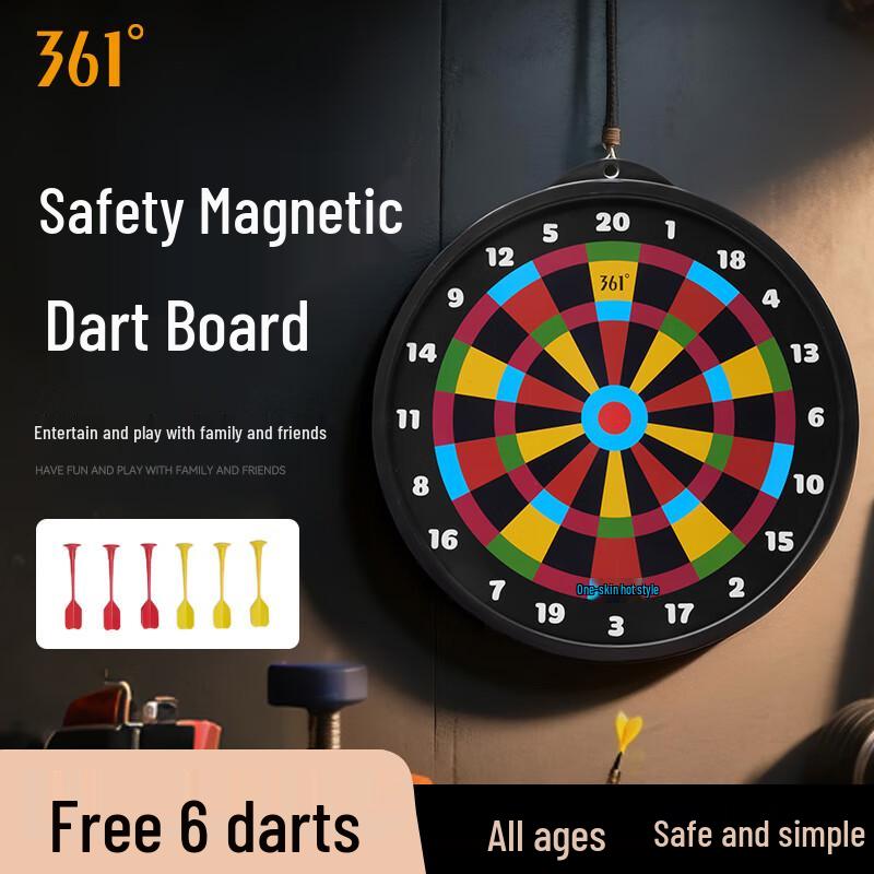 361° Magnetic Dartboard Set for Kids