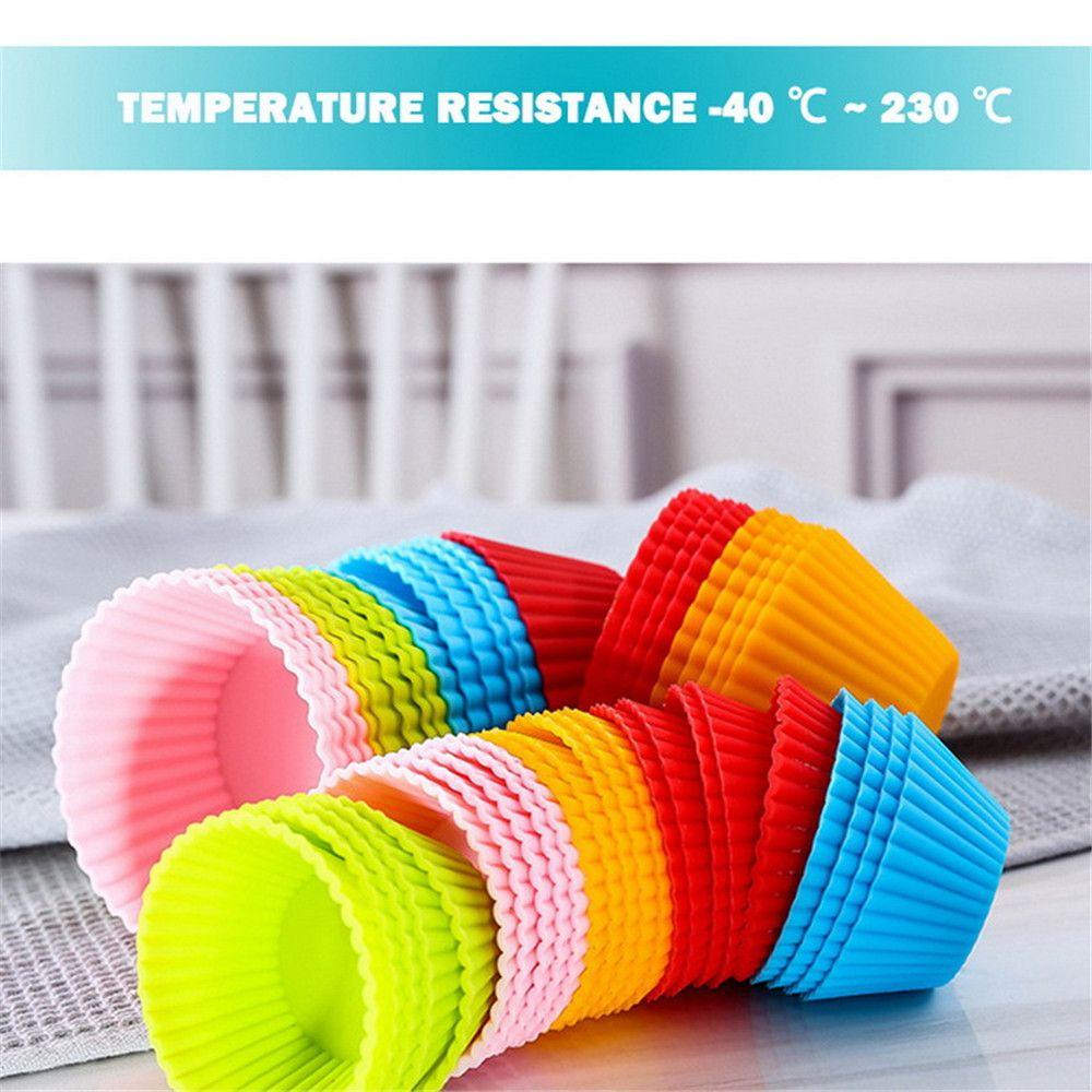 Vložka Výrobník pekáče Candy Colors Hrníček na pečení Kulaté formy na dorty Forma na muffiny Silikonová