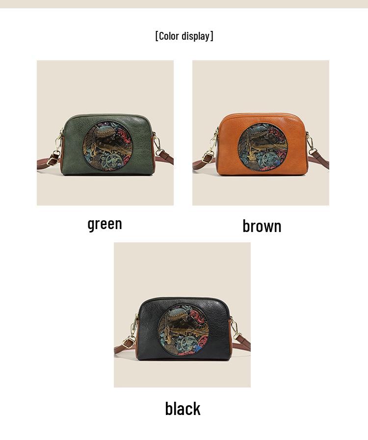 2025 Autumn Retro Minimalist Chinese-Style Handbag: Women's Trendy Small Square Crossbody Bag