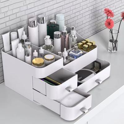 Arbeitsplatten-Aufbewahrungsbox, Make-up-Organizer mit Schubladen, großes Fassungsvermögen, glatte Kanten, gratfreier Aufbewahrungsbehälter, Schrank, Regal-Organizer