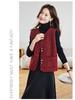 Gilet cardigan tricoté à col rond tendance pour femmes automne 2025 - Haut pull polyvalent pour petites