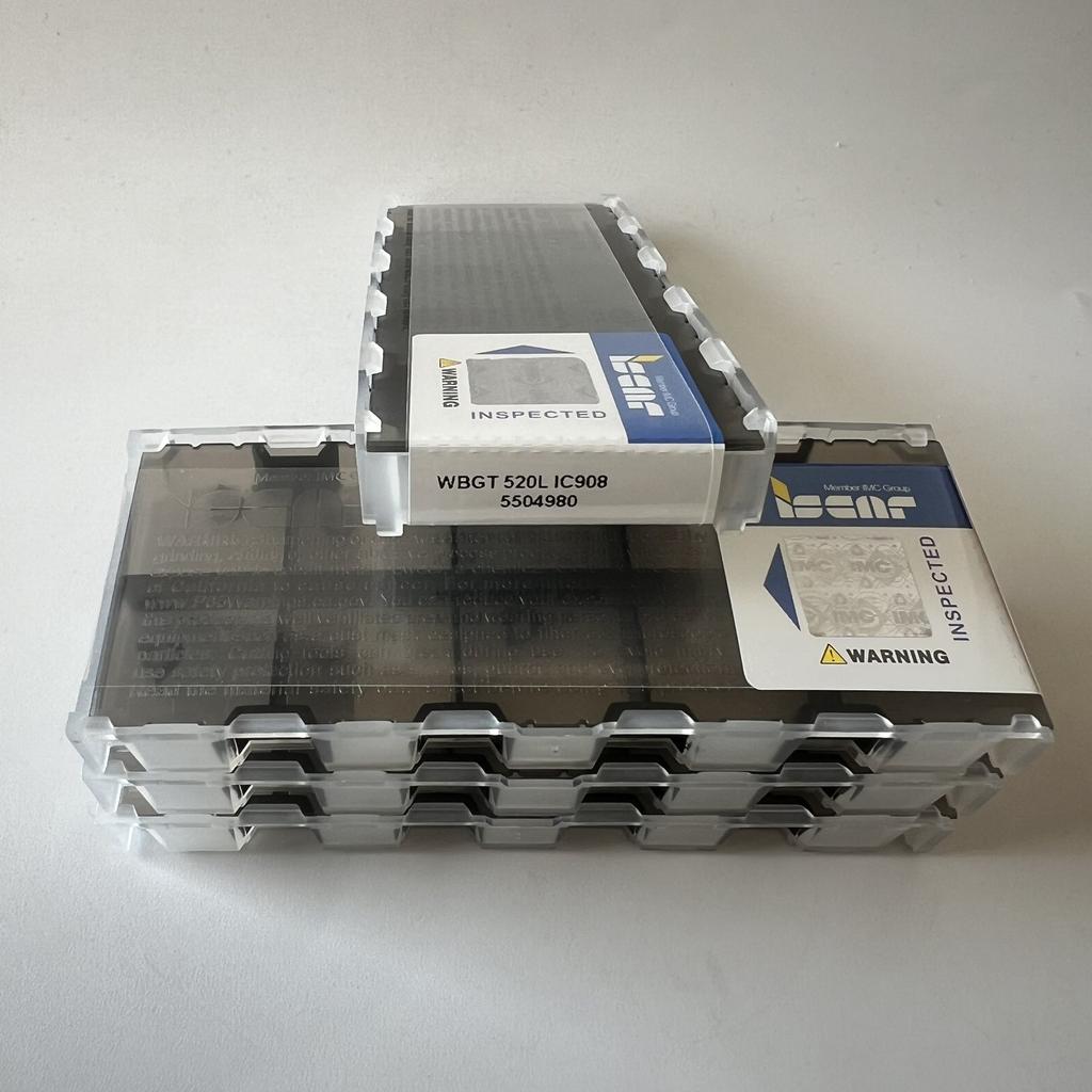 ISCAR / WBGT060102L IC908 / Industrial Indexable Carbide Inserts 10 Pcs