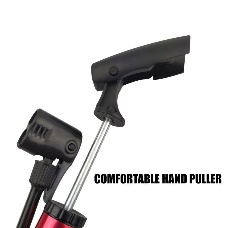 1Pc 31cm Length Portable Aluminum Alloy Air Pump Bicycle Mini Air Pump Multifunctional Electric Scooter Ball Type Small Air Pump