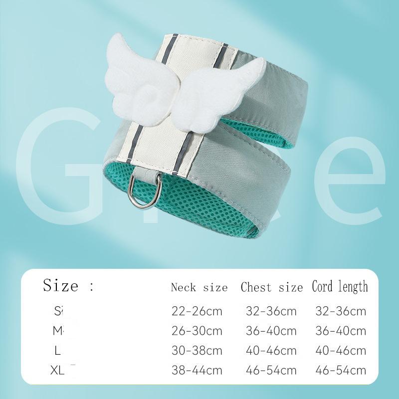 Halsbänder Geschirre Leinen 1PC Hundeweste Leine Katze Outdoor Brustgurt Anti-Abtrünnigen Walking Home