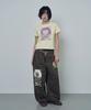 Lujeoseukeulleob Gummy Smile Club Wide Sweatpants Camo