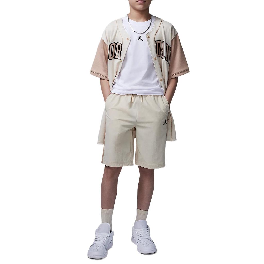 Jordan Jumpman Comfortable Fashion Casual Versatile Shorts Kids shorts Light-Brown II3090-203