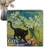 Cat Calendar 2026 Runs from January Until December 2026 Cat Monthly Calendar Jan - Dec 2026 Wall Planner for Home Living Room