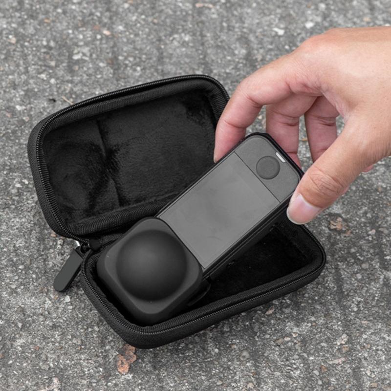 Fabric Storage Bag for X4AIR Action Camera Gear Easy Grab Handle Travel Friendly Protective Lining