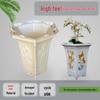 Matriță Stil European Hexagonală pentru Ghiveci de Ciment pentru Orhidee și Bonsai