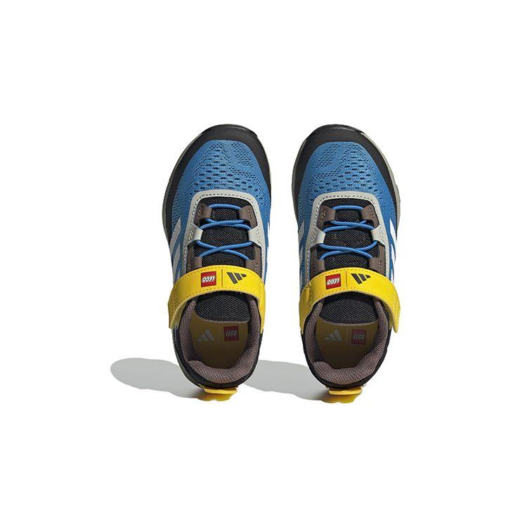 LEGO X Adidas Terrex Agravic Flow J Bright Blue Metal Grey Kids Sneakers Cloud-White HQ3506