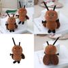 Cartoon Creative Cockroach Plush Keychain With Pp Cotton Fill For Novelty Bag Decor