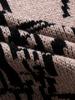 Stylish Korean Round Neck Men's Wool Sweater - Autumn/Winter Casual Loose Fit with Graffiti and Color Block Design