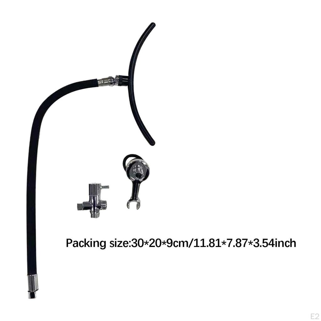 Equipment Frame Shower Head Hair Washing Bowl Massage Water Circulation Aluminum Alloy for Hygienic