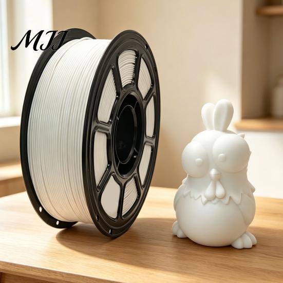 High Precision Filament 3D Printer PLA+ 1.75mm, 1kg Spool Toughness Filament, Low Warp Single Color for Models Printing Smooth Extrusion