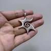 Jun'an Bohemian Golden Sun Pendant Necklace with Swirl Art Star Design