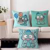Cartoon H-Hangyodon Cushion Cover Car Throw Pillow Case For Sofa Car Christmas Gift 40x40cm 45x45cm