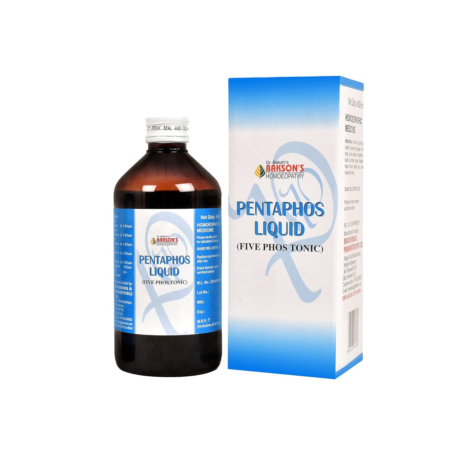 

Bakson s Pentaphos Syrup 450 Ml Five Phosphate Wellness Tonic For Bone Strength Energy Support For Adults And Kids