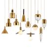 Nordic Gold Single Pendant Light for Bedroom, Bar, Café, or Shop