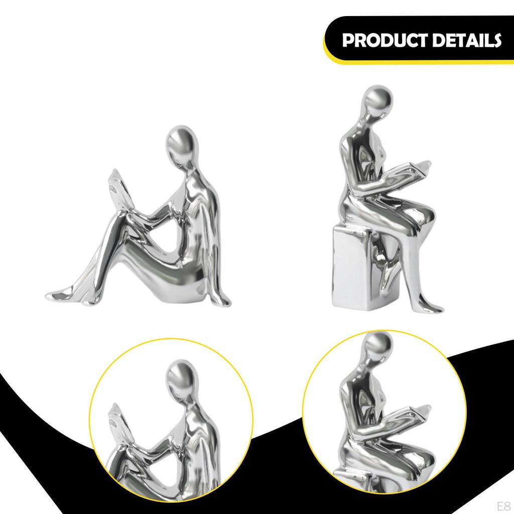 Bookends Book Ends Abstract Aesthetic Elegant Supports Statue Accent Sculpture Decor Stoppers