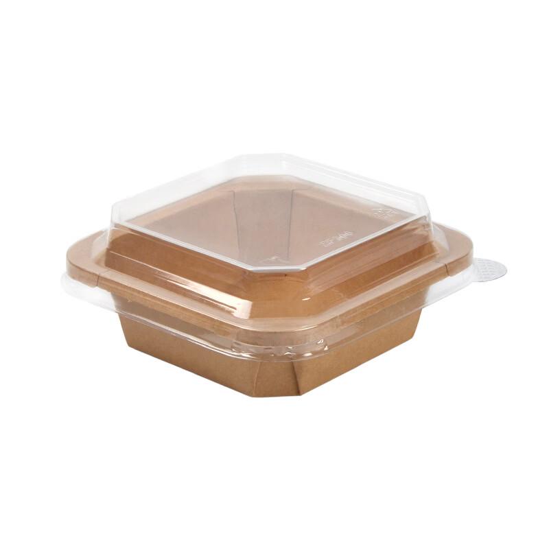 Handun Disposable Kraft Paper Food Containers with Lids