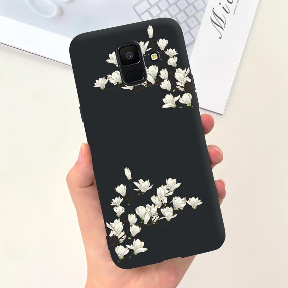 For Samsung Galaxy A6 2018 Case SM-A600F Cute Fashion Painted Cover Soft TPU Phone Case For Samsung A6 Plus A6+ 2018 A605F Shell