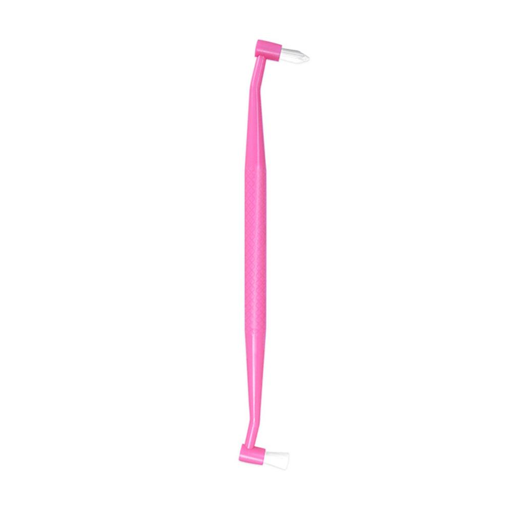 Double Head Single Bundle Orthodontic Toothbrush Interdental Cleaning Brush Portable Soft Bristles Tooth Cleaning Tool