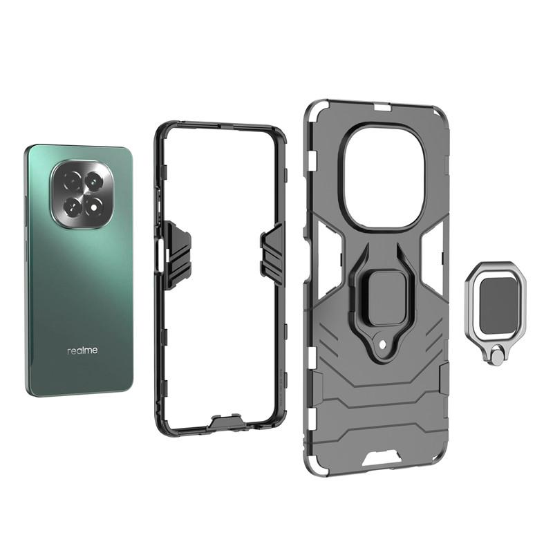 For Realme V60 5G Case Realme V60 5G Cover Funda Shockproof Armor PC + Silicone Stand Protective Phone Cover For Realme V60 5G