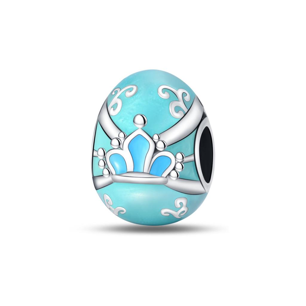 Copper-Plated Easter Egg Perfume Bottle Charms Beads Fit Qikaola Original Bracelets Diy Jewelry Making For Women