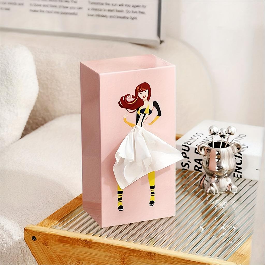 Waterproof Funny Tissue Box Creative Home Decor for Living Room Bedroom Dining Table