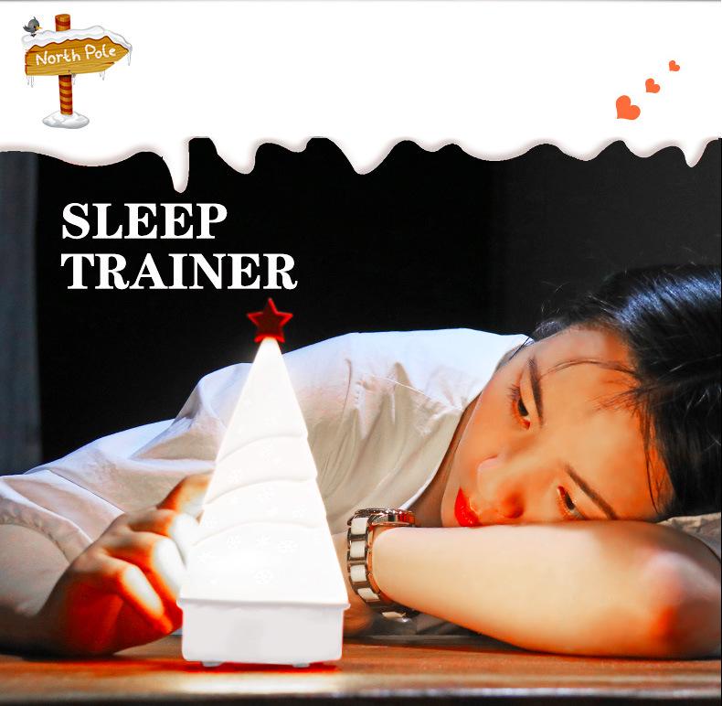 Silikon USB Weihnachtsbaum Nachtlicht für Zimmer und Wohnheime