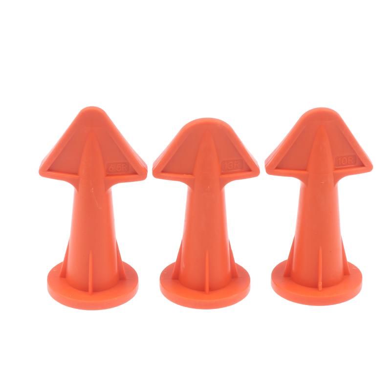 

3Pcs Multi Function Silicone Sealant Nozzle Scraper Floor Caulking Tools For Home Improvement Floor Gap Filling Professional Use
