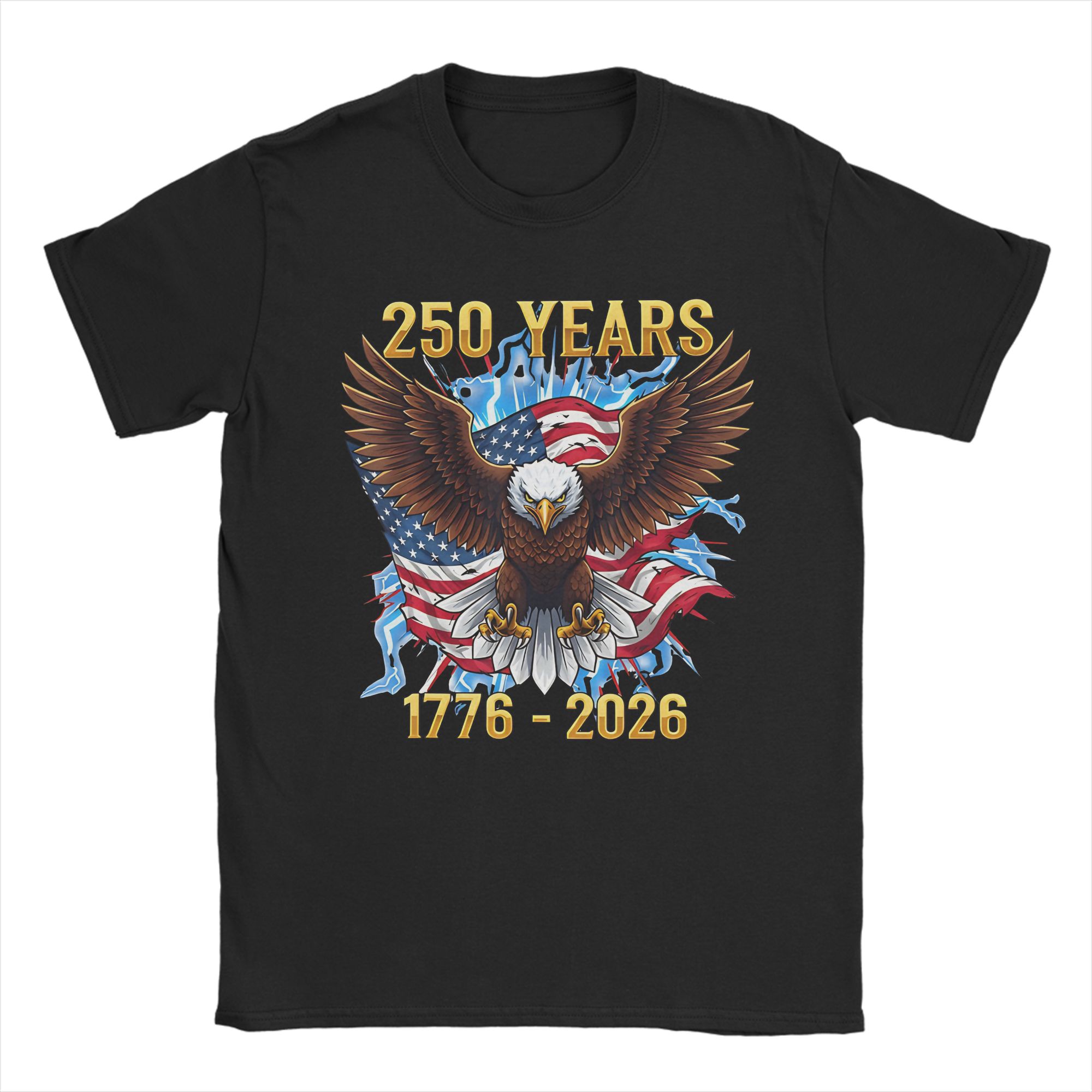

United States of America 250th Anniversary 17762026 Tee Shirt for Unisex Women Gift Idea T Shirts 100 Cotton Clothes M