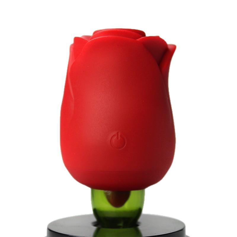Spring Rose Clitoral Massager: Tongue-Licking G-Spot Vibrator