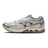 Mizuno Wave Orion Fashion Fabric Synthetic Leather Durable Support Lightweight Low Top Running Shoes Unisex Sneaker Light-Gray D1GH232110