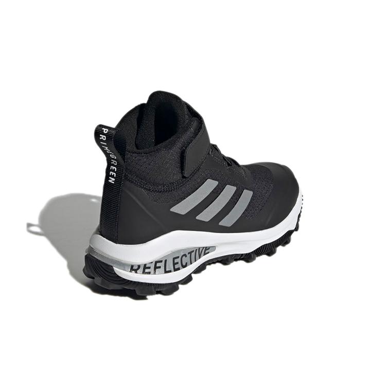 adidas Fortarun All Terrain K Slip Resistant Abrasion Resistant Mid Top Kids' Running Shoes Black Gray Kids' GZ0165