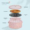 Wrought Iron Mosquito Coil Holder & Fireproof Incense Burner with Lid