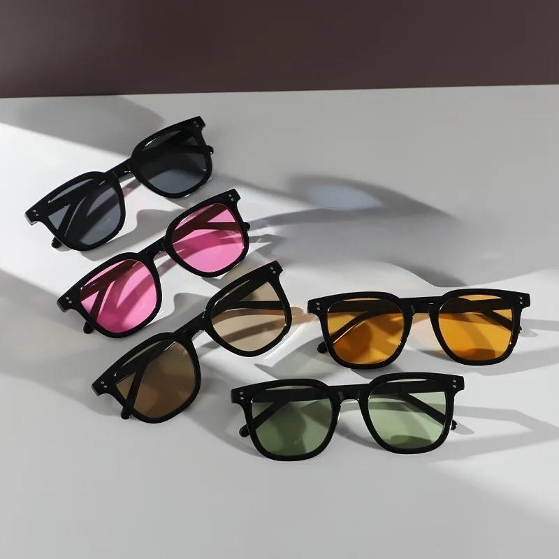 5PCS Retro Round Multi-color Lens Set Suitable for Men and Women Suitable for Casual Wear Daily Fashionable Glasses