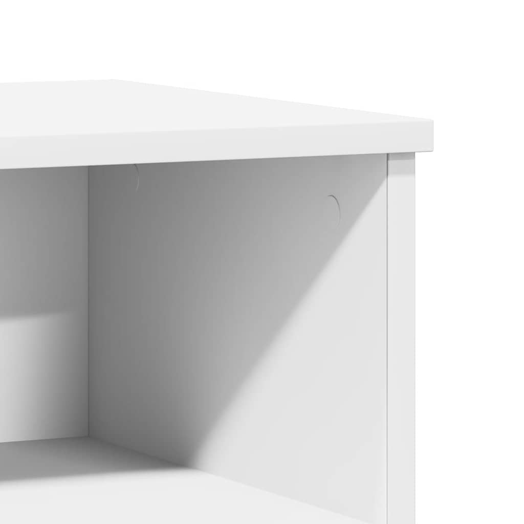Vidaxl Szafka Nocna, Biała, 40X35X50 Cm, Materiał Drewnopochodny