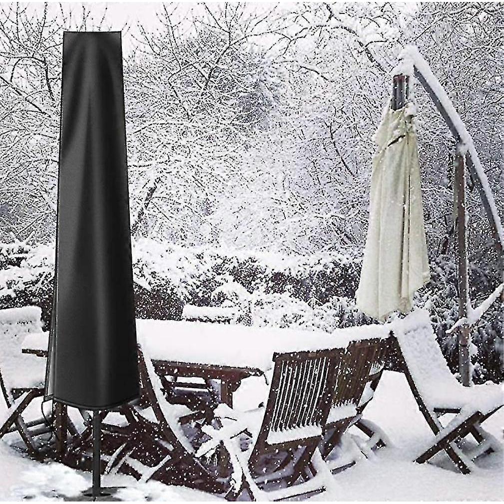600D Oxford Waterproof Parasol Covers for 9 To 11 Foot Outdoor Parasols - Mishan